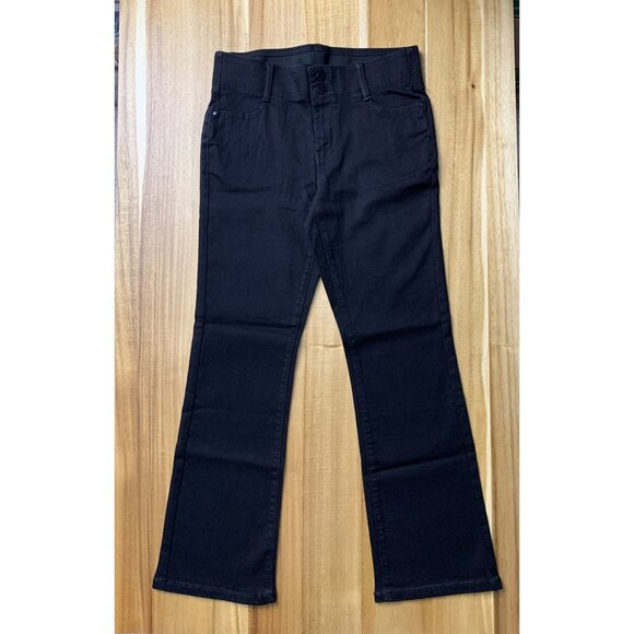 Nine West Womens Casual Stretch Black Bootcut Denim Jeans With Pockets Size 8 - Picture 1 of 13